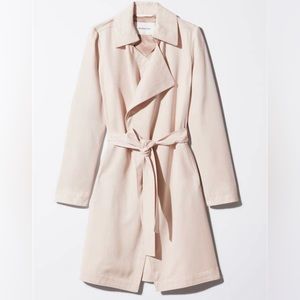 Aritzia Babaton Maximo Trench - Size S - Color Denude